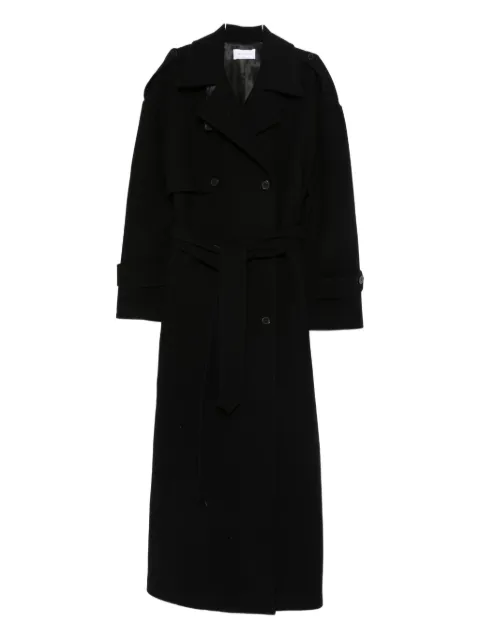 THE NINA STUDIO belted double-breasted coat