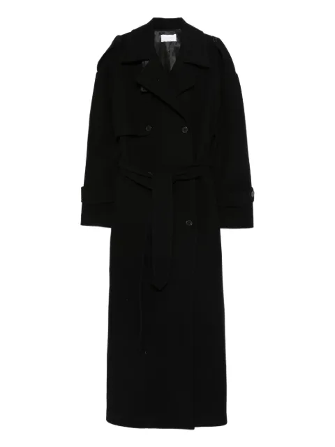 THE NINA STUDIO belted double-breasted coat