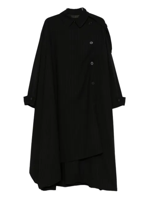 THE NINA STUDIO pinstripe-pattern coat