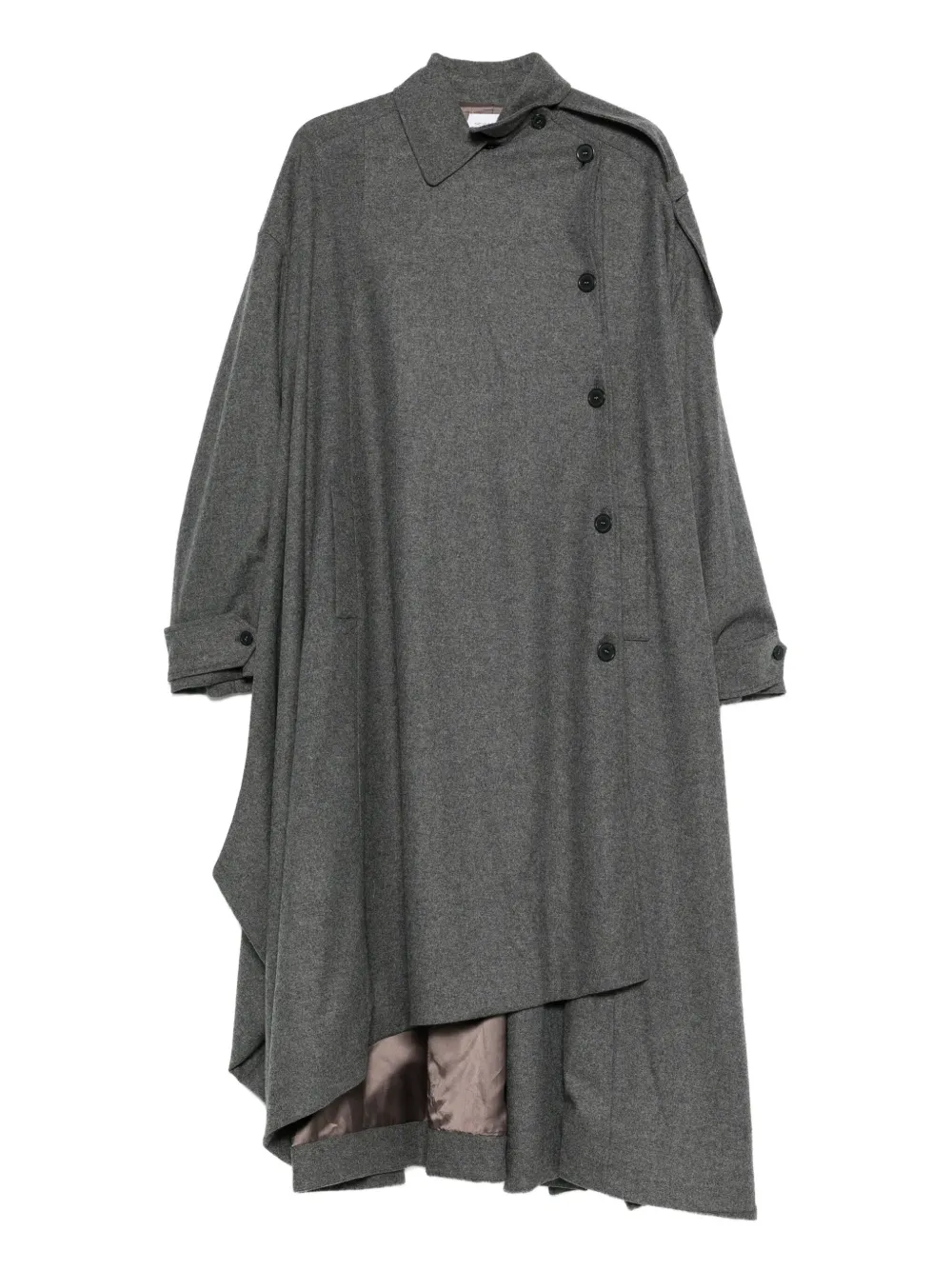 THE NINA STUDIO asymmetric coat | gris | Image 1