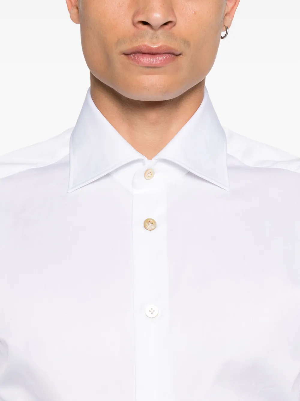 Kiton Button-down overhemd Wit