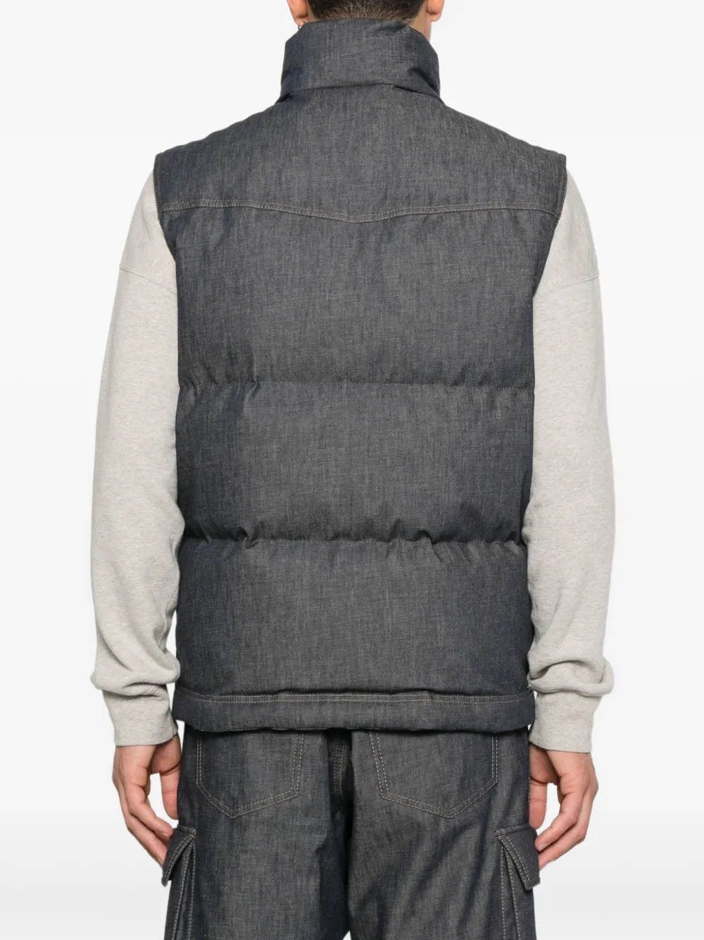 Moncler Grenoble Bodywarmer met borstzak Blauw
