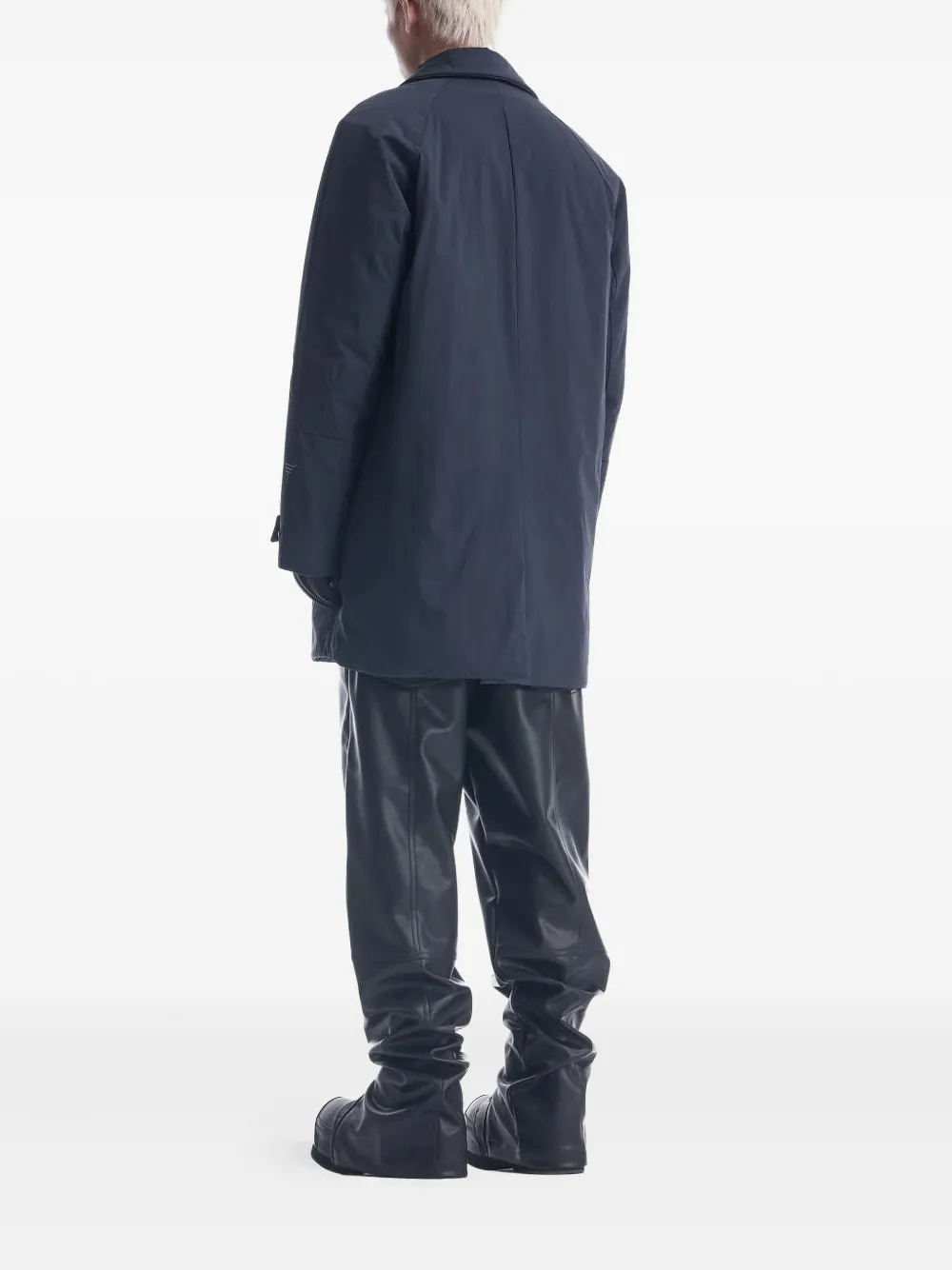 Krakatau Bleriot trenchcoat Blauw