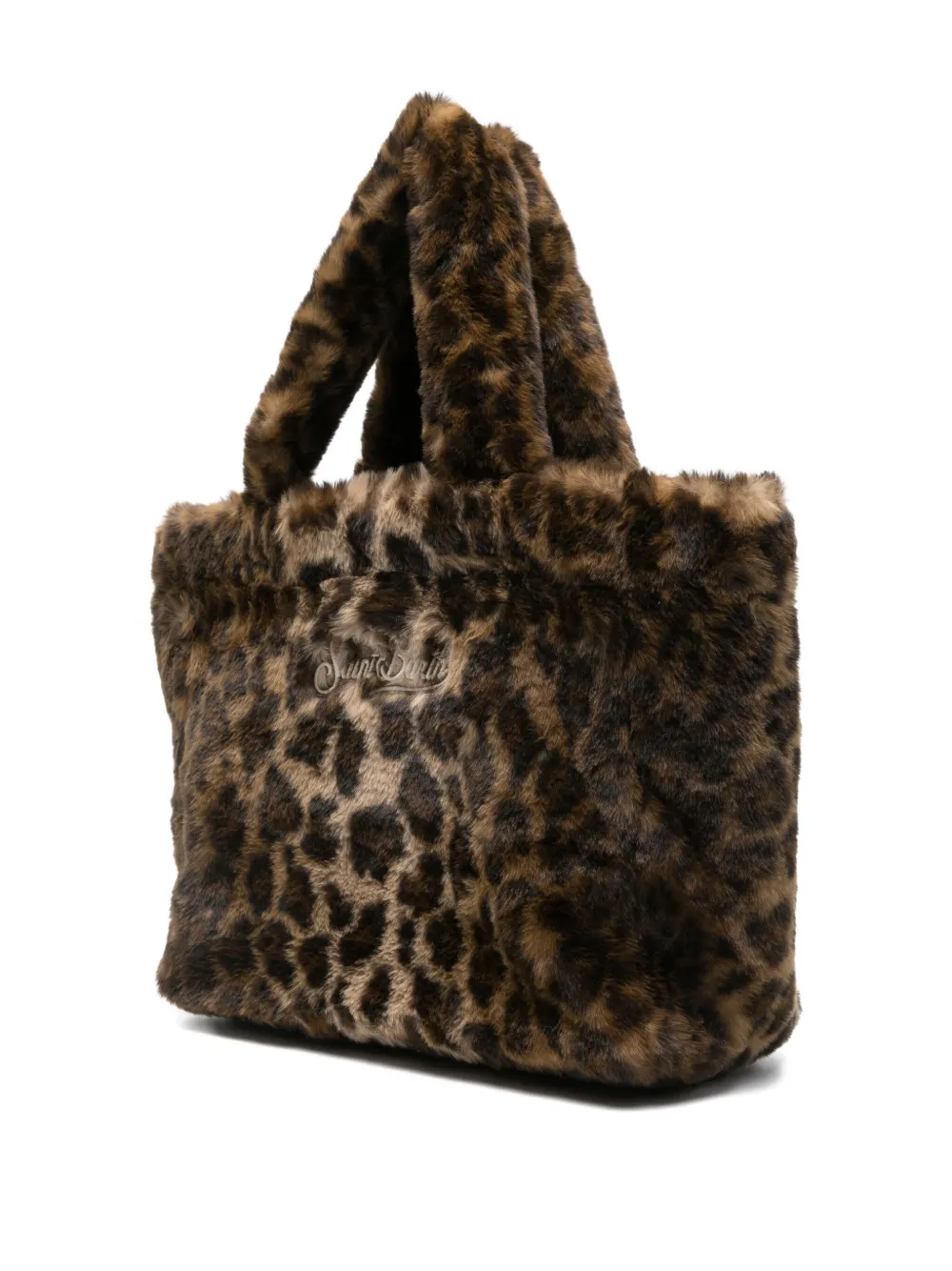 Mc2 Saint Barth Colette Leopard-print Tote Bag In Multi