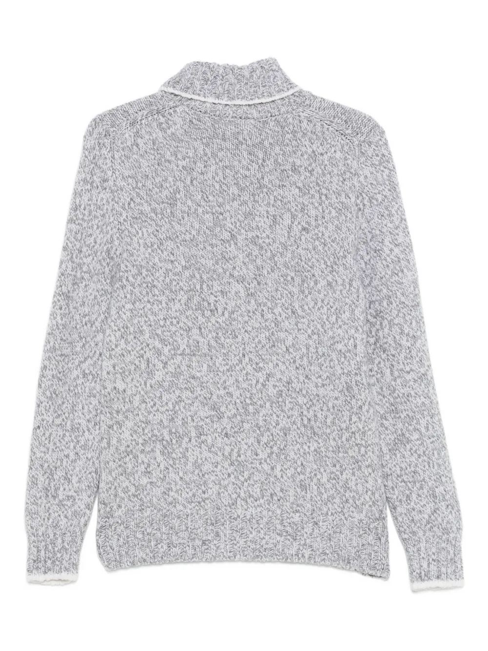 Gran Sasso turtleneck wool sweater - Grijs