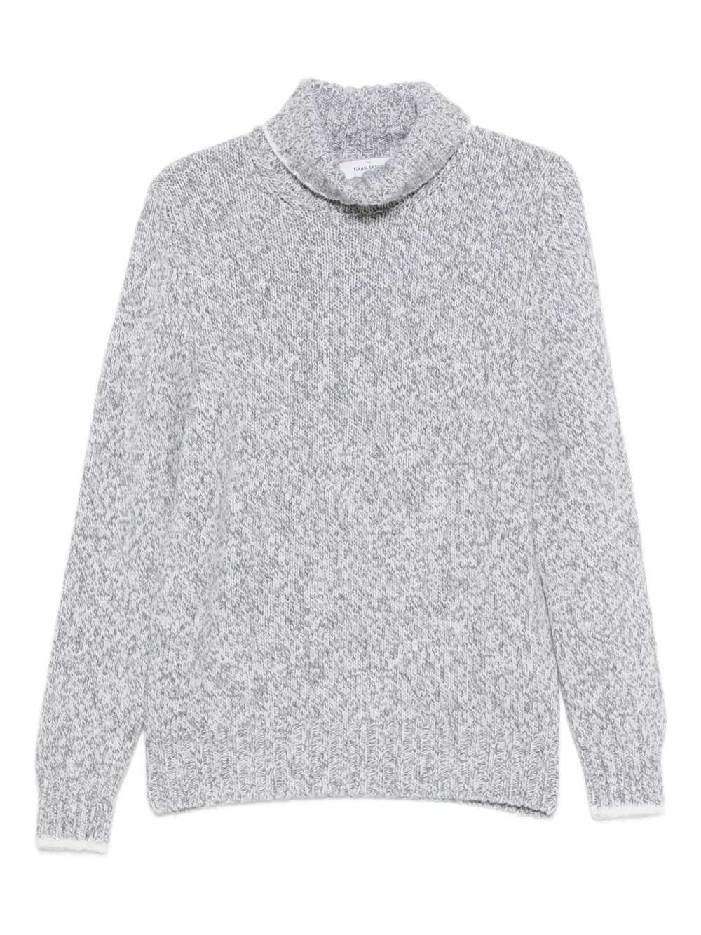 Gran Sasso turtleneck wool sweater | Grey | Image 1