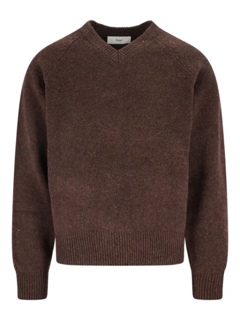 DUNST v-neck wool sweater