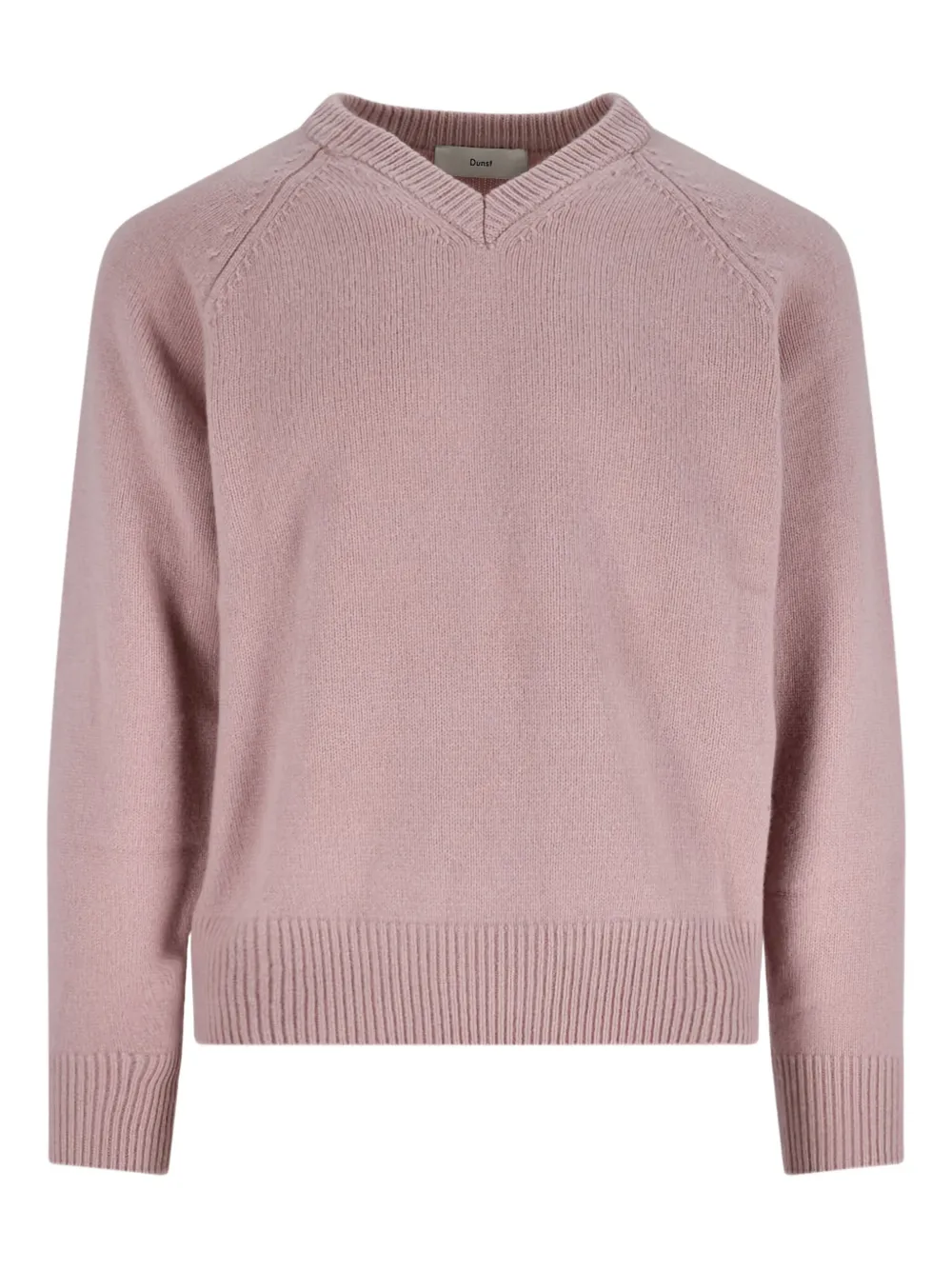 DUNST v-neck wool sweater | Pink | Image 1