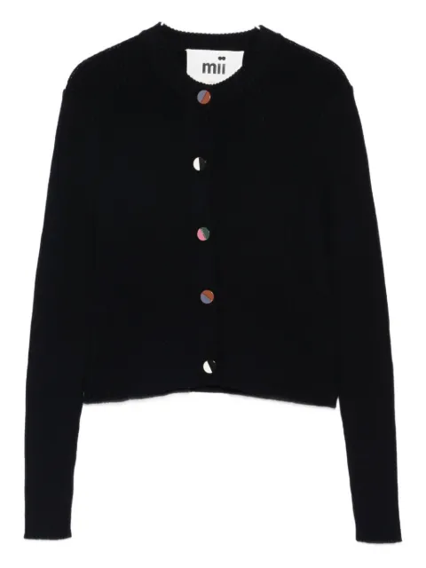 mii buttoned cardigan