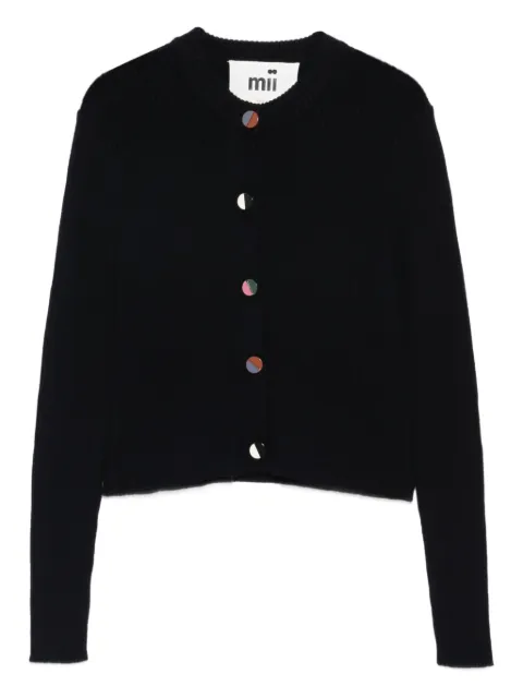 mii buttoned cardigan