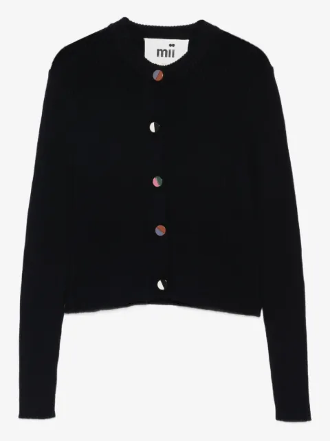 mii buttoned cardigan