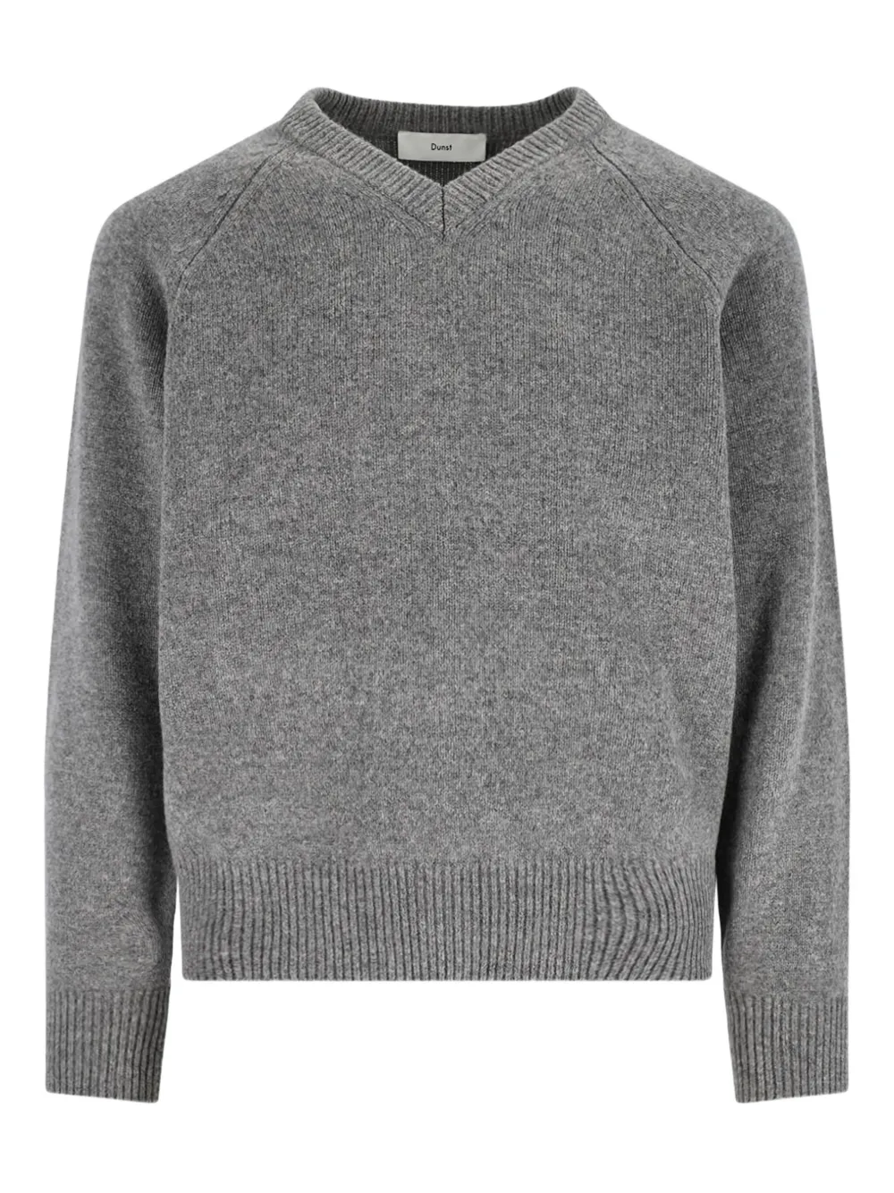 DUNST v-neck wool sweater | Grey | Image 1