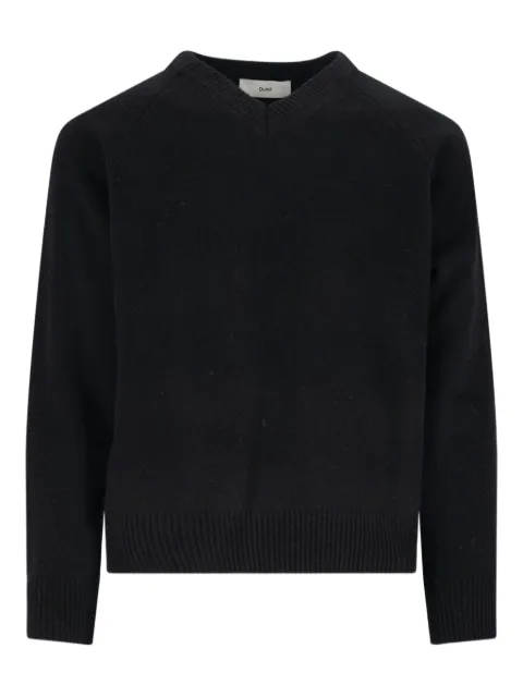 DUNST v-neck wool sweater