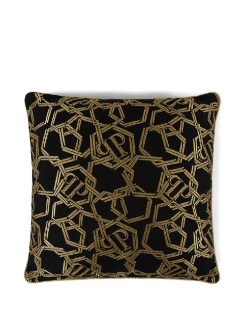 Philipp Plein logo chains cushion