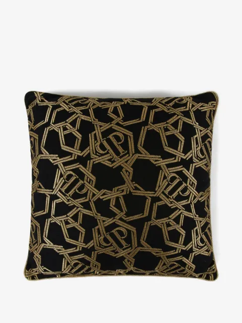 Philipp Plein logo chains cushion