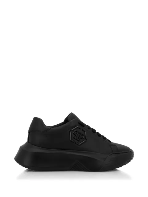 Philipp Plein x New Basic baskets Hexagon en cuir