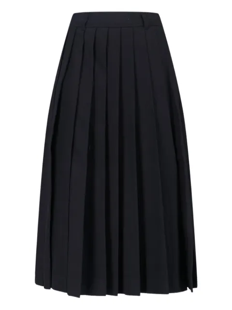 DUNST pleated midi skirt