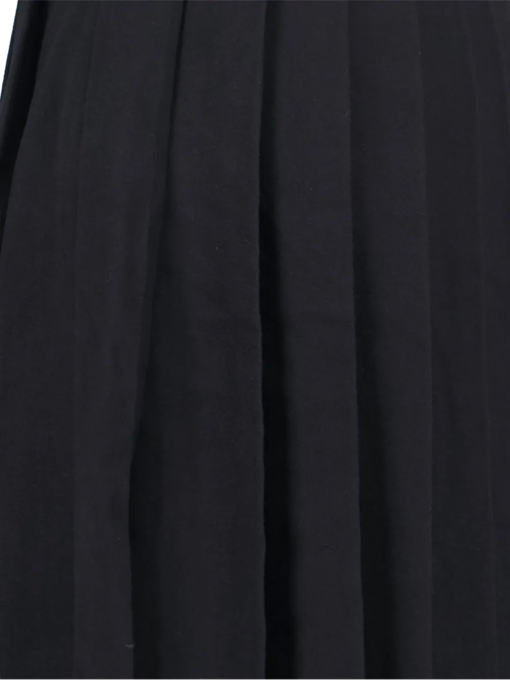 Dunst Wool Blend Midi Skirt In Black