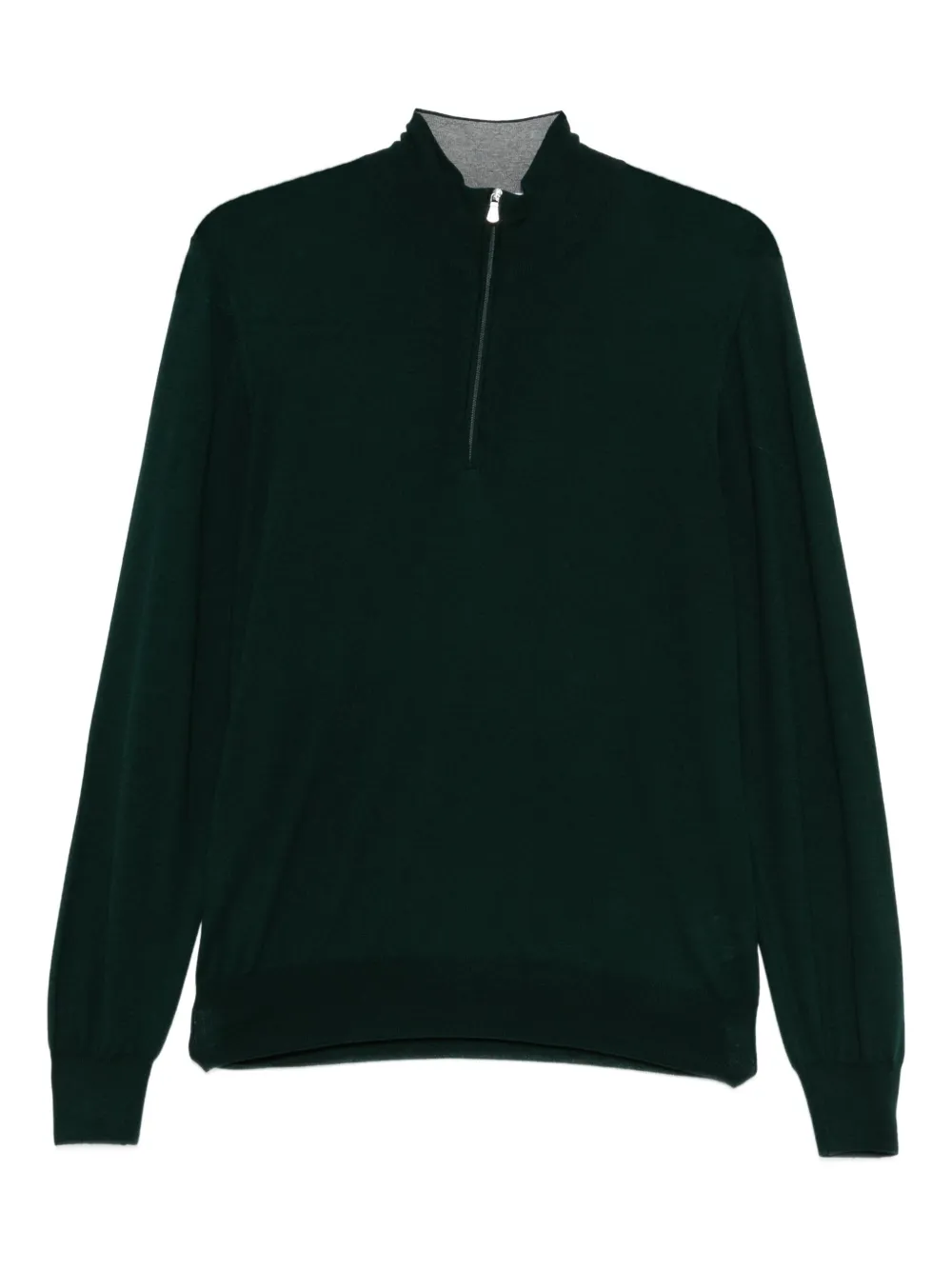 Gran Sasso zip-up sweater | Green | Image 1