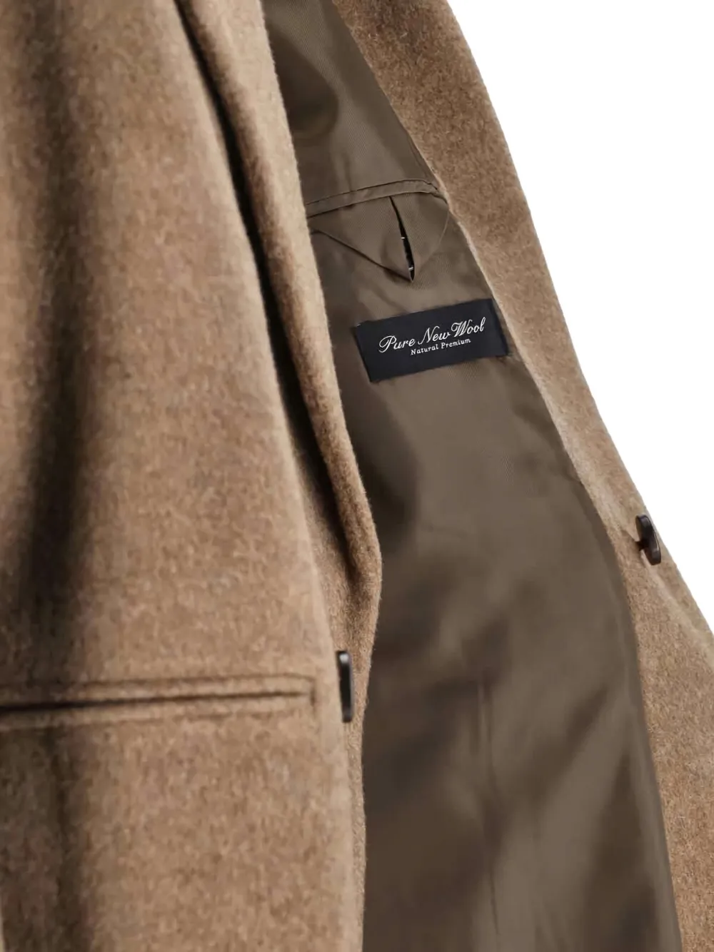 Dunst Button Single-breasted Coat In Brown