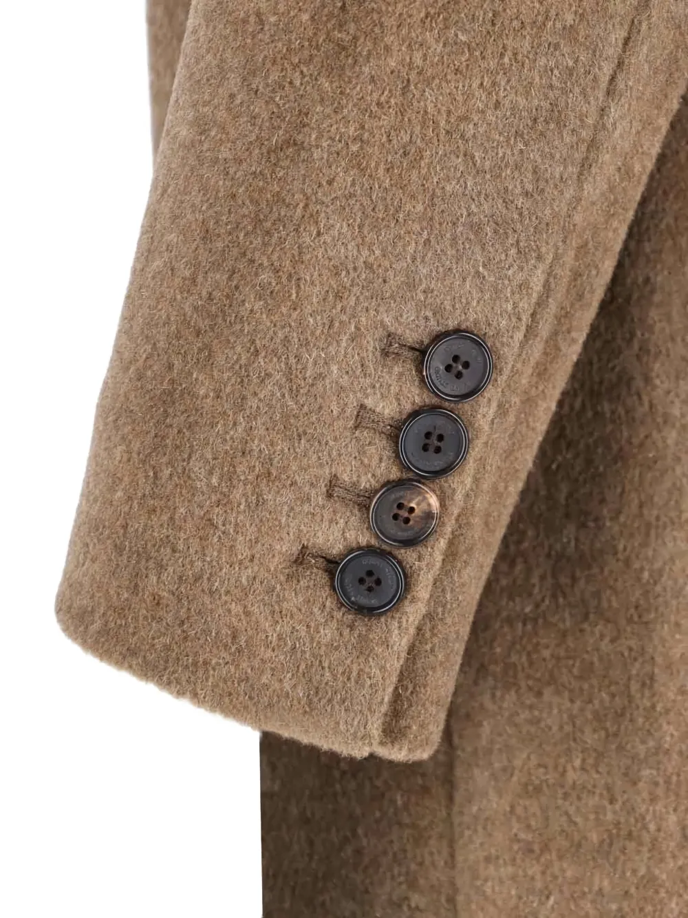 Dunst Button Single-breasted Coat In Brown