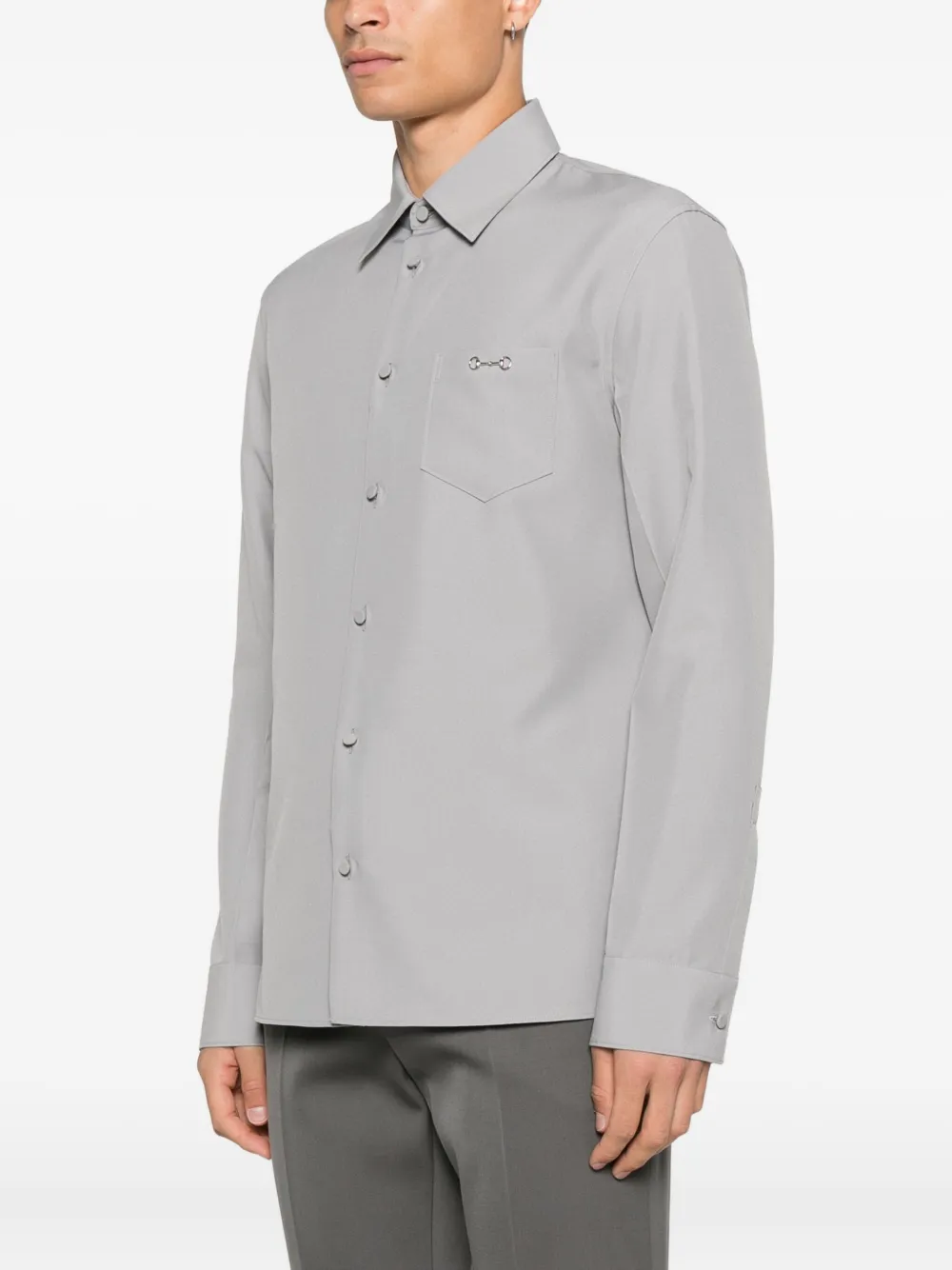 Gucci Button-down overhemd Grijs