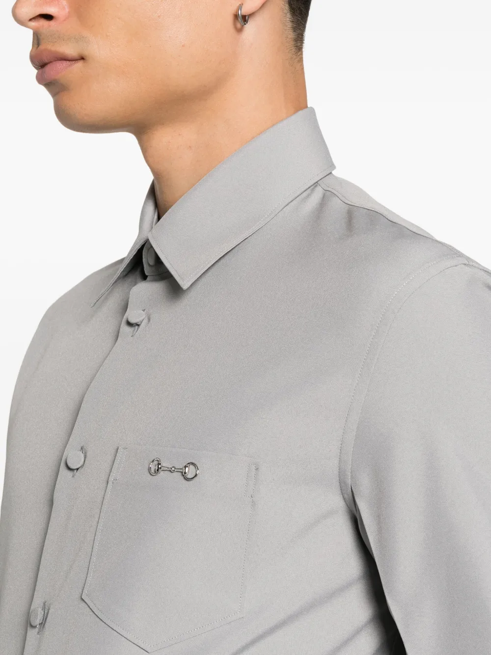 Gucci Button-down overhemd Grijs