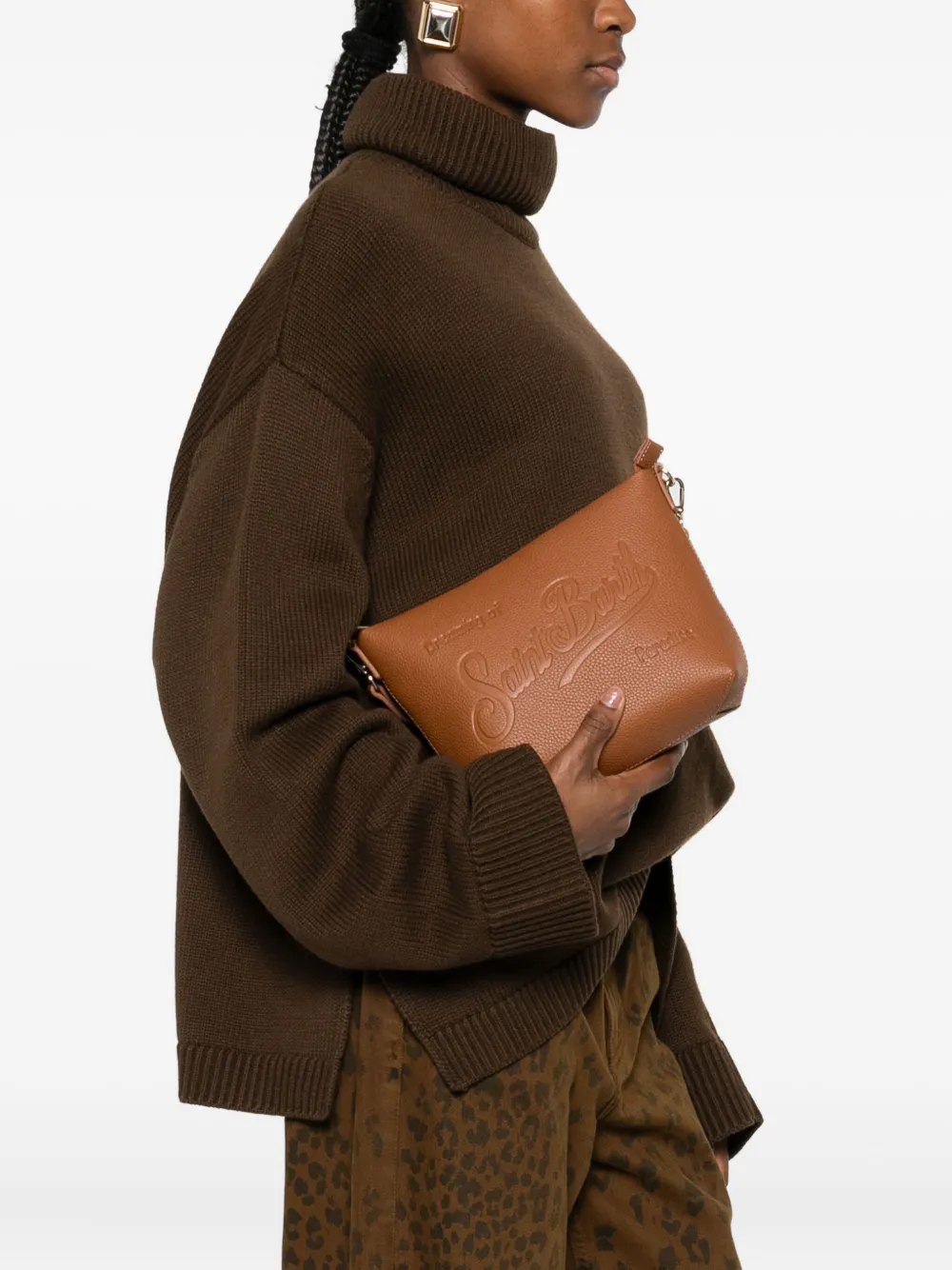 MC2 Saint Barth Aline logo-debossed tote bag - Bruin