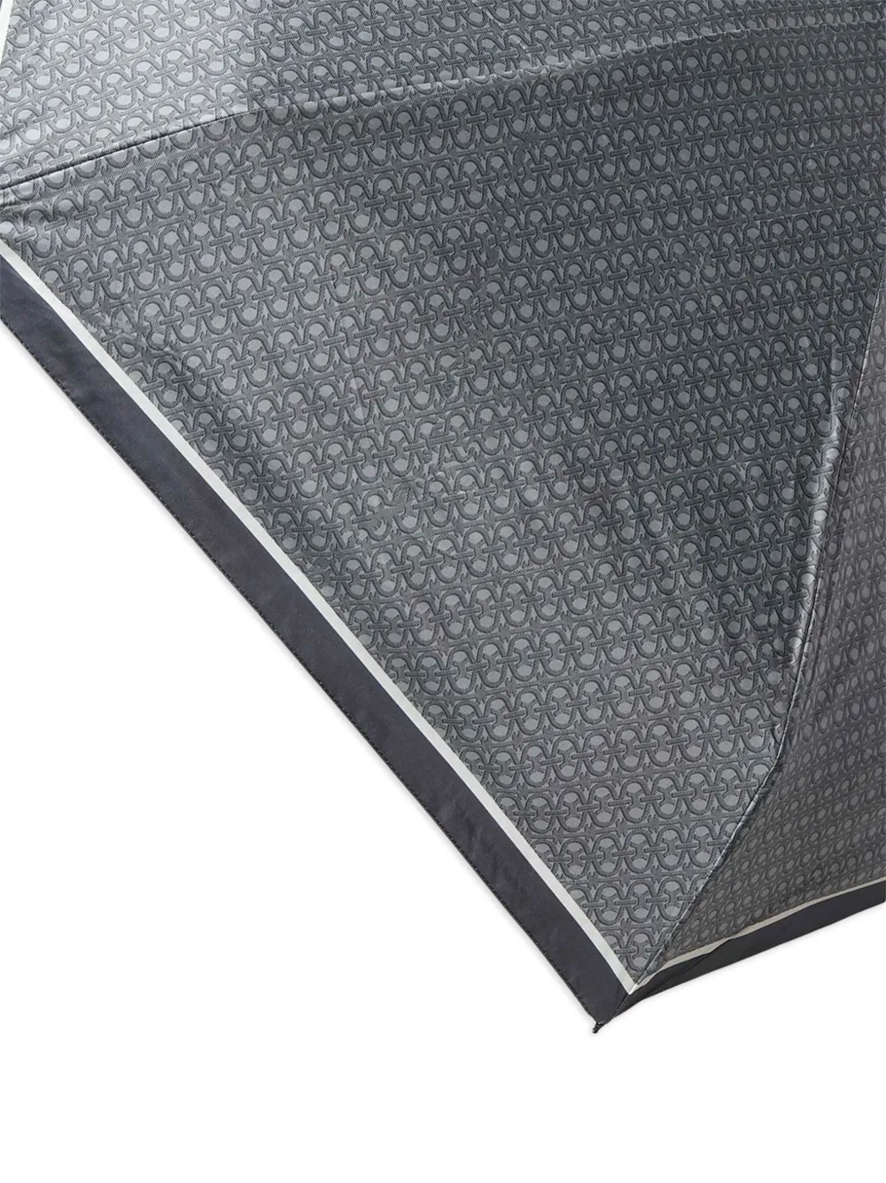 Coccinelle Smart to go paraplu met monogram-print Grijs