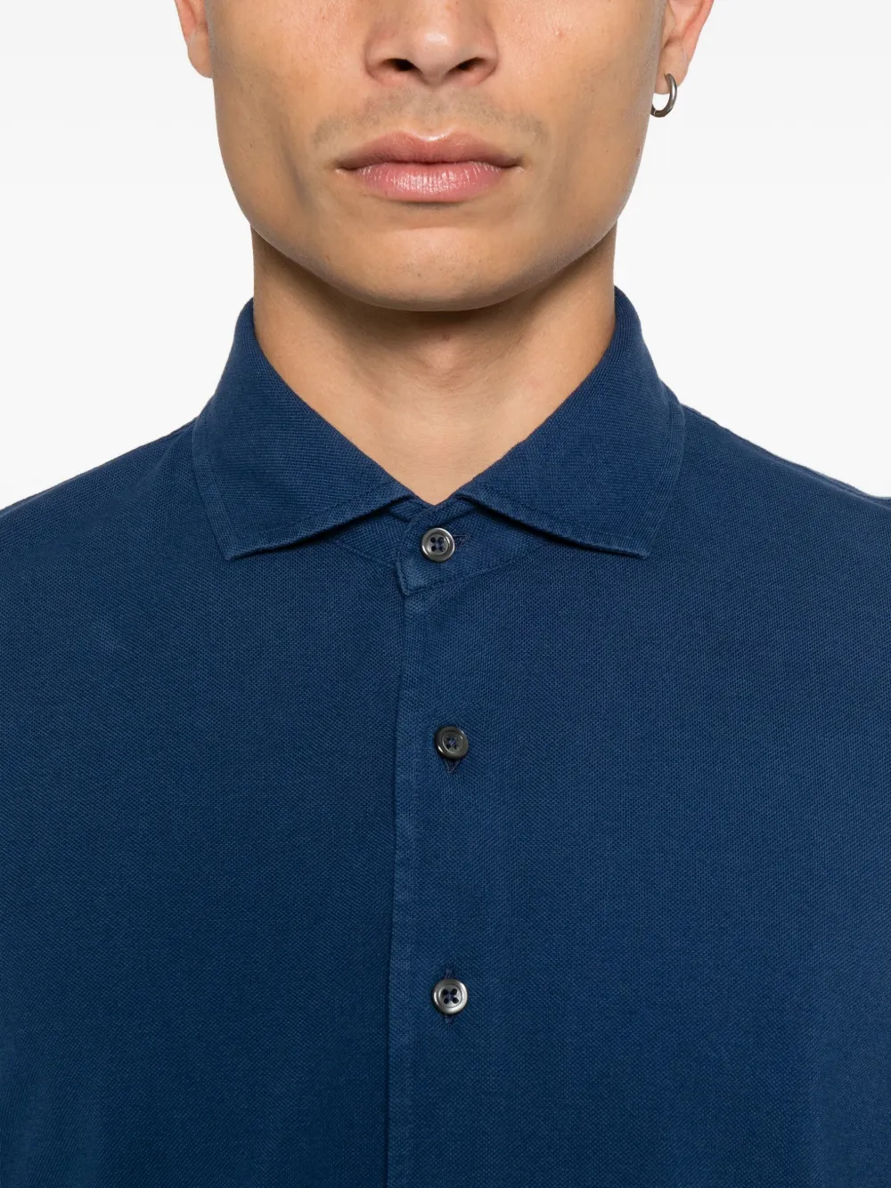 Gran Sasso Overhemd met lange mouwen Blauw