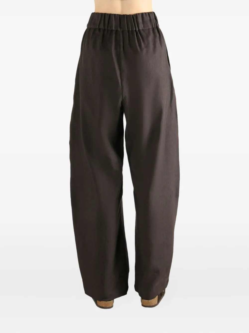 Cortana Elasticated-waistband Trousers In Brown