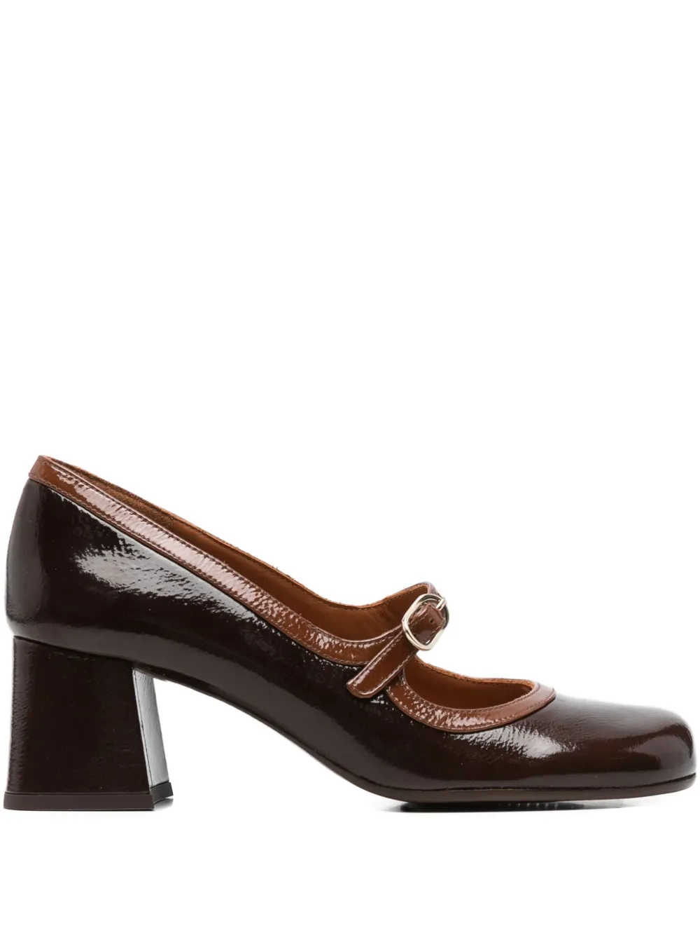 Chie Mihara Buckle Strap Pumps In Brown