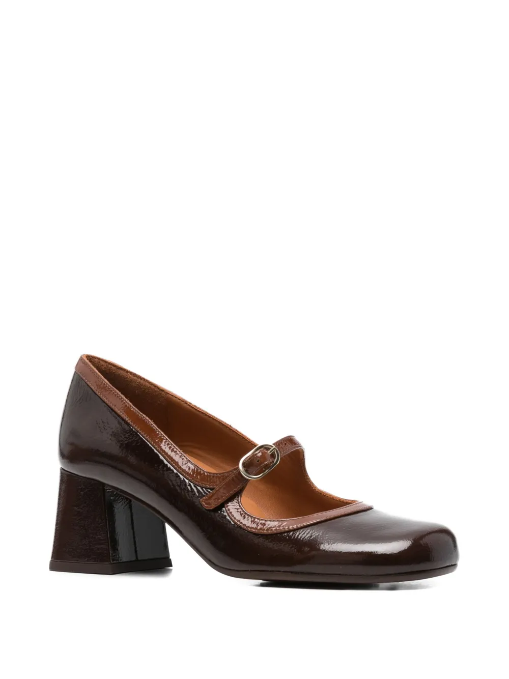 Chie Mihara Buckle Strap Pumps In Brown