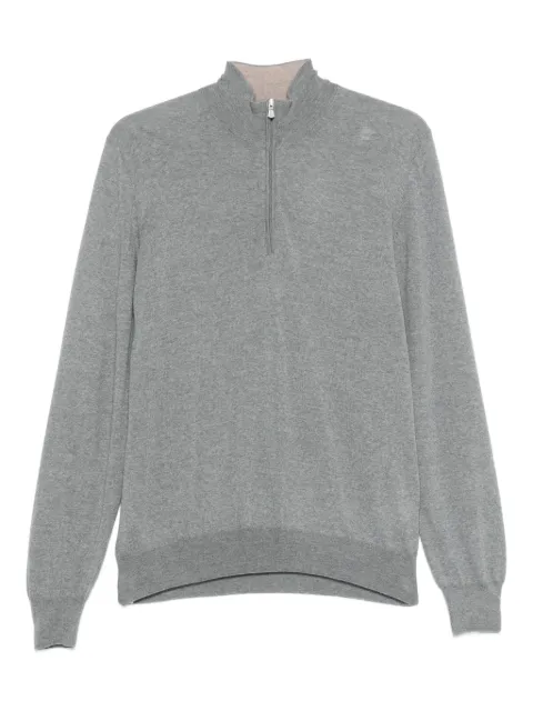 Gran Sasso pull à col zippé