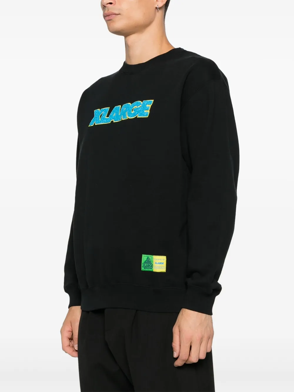  Xlarge Standard Crew-neck Sweatshirt - Black 