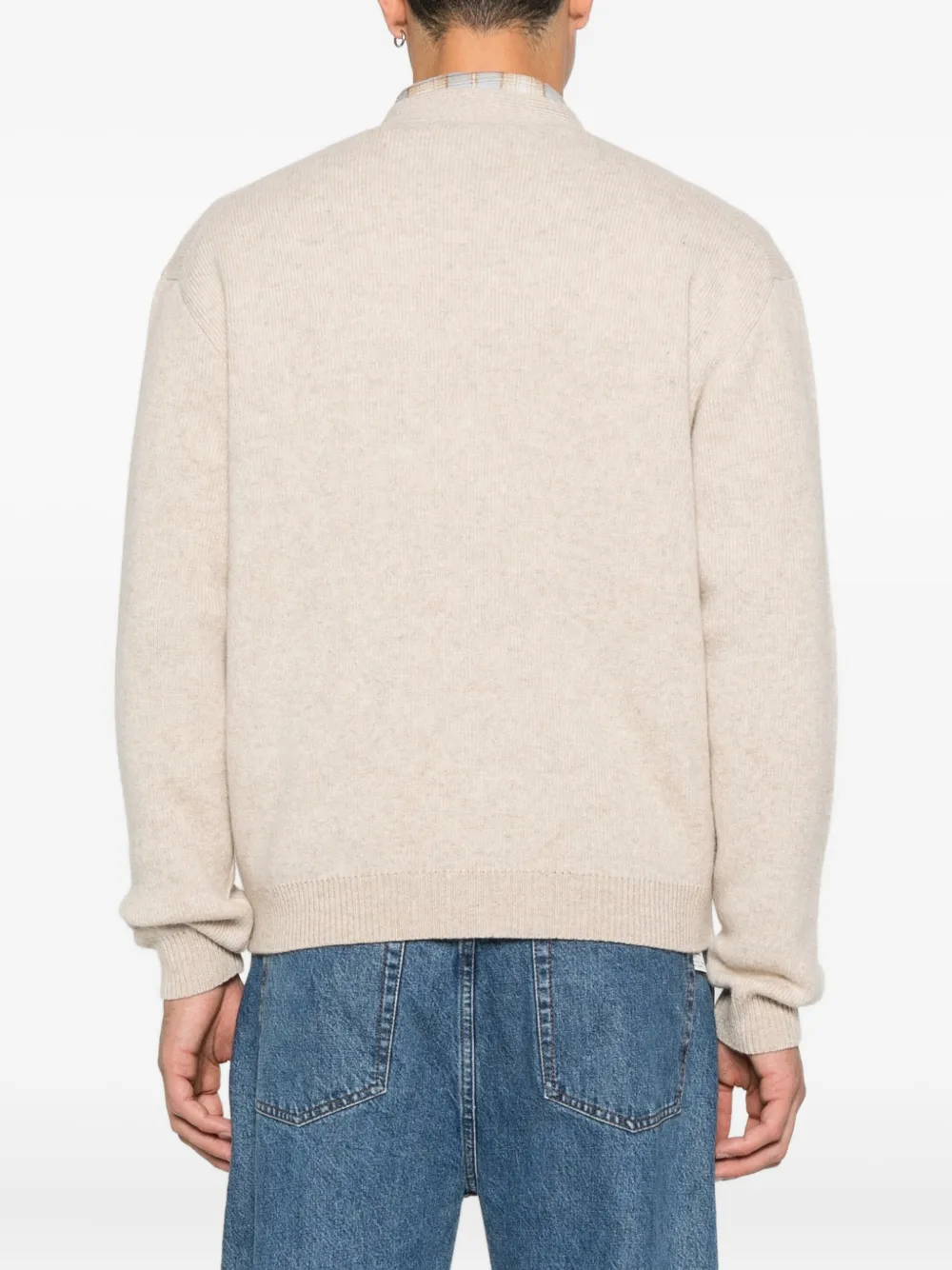 Maison Kitsuné Fox Head vest Beige