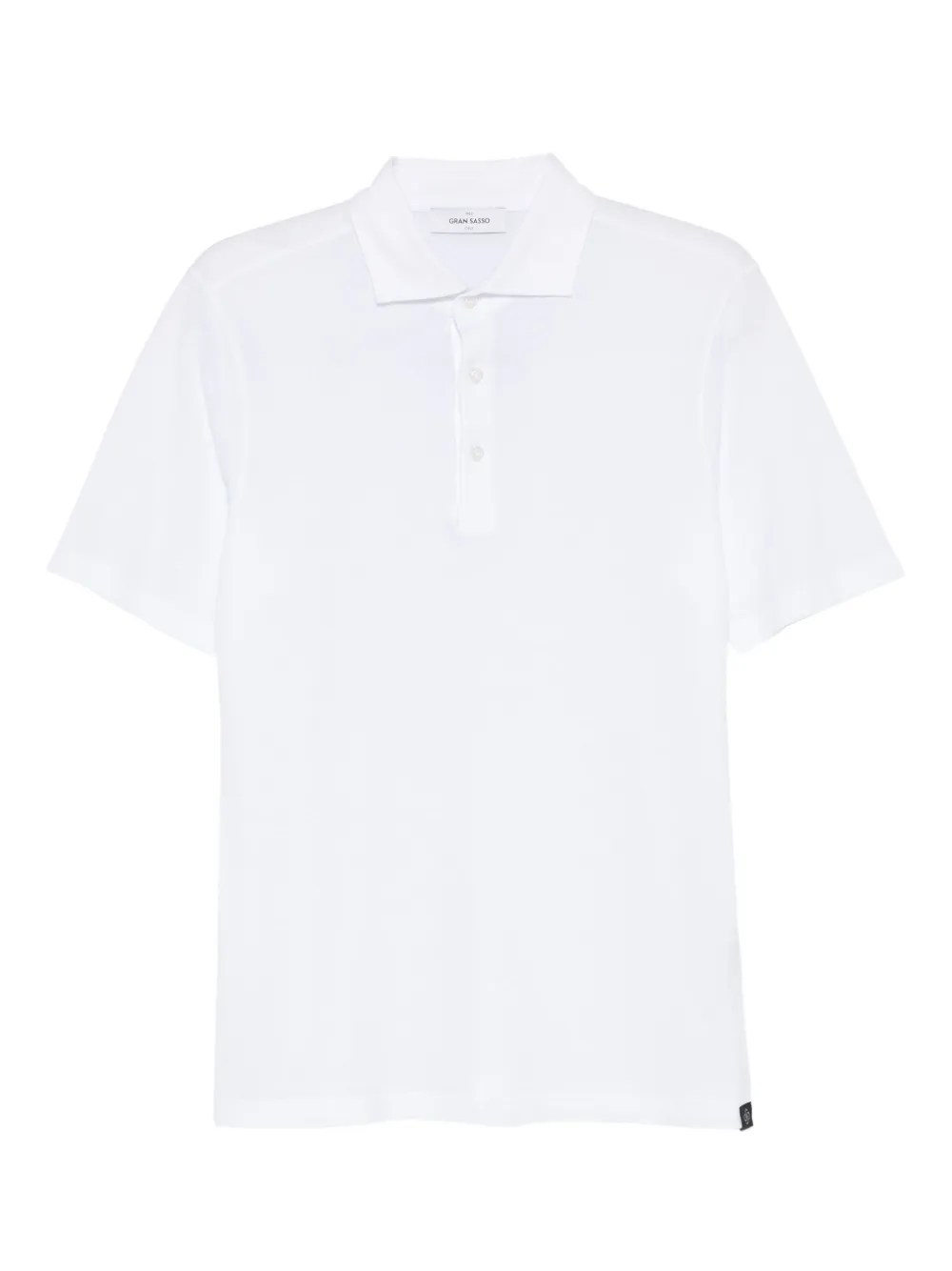 Gran Sasso Poloshirt mit kurzen Ärmeln - Weiß
