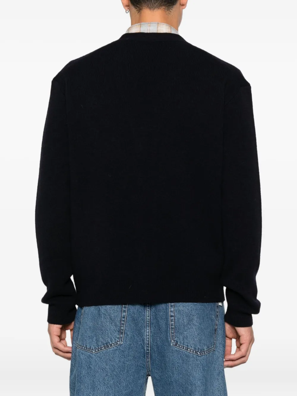 Maison Kitsuné Fox Head vest Blauw