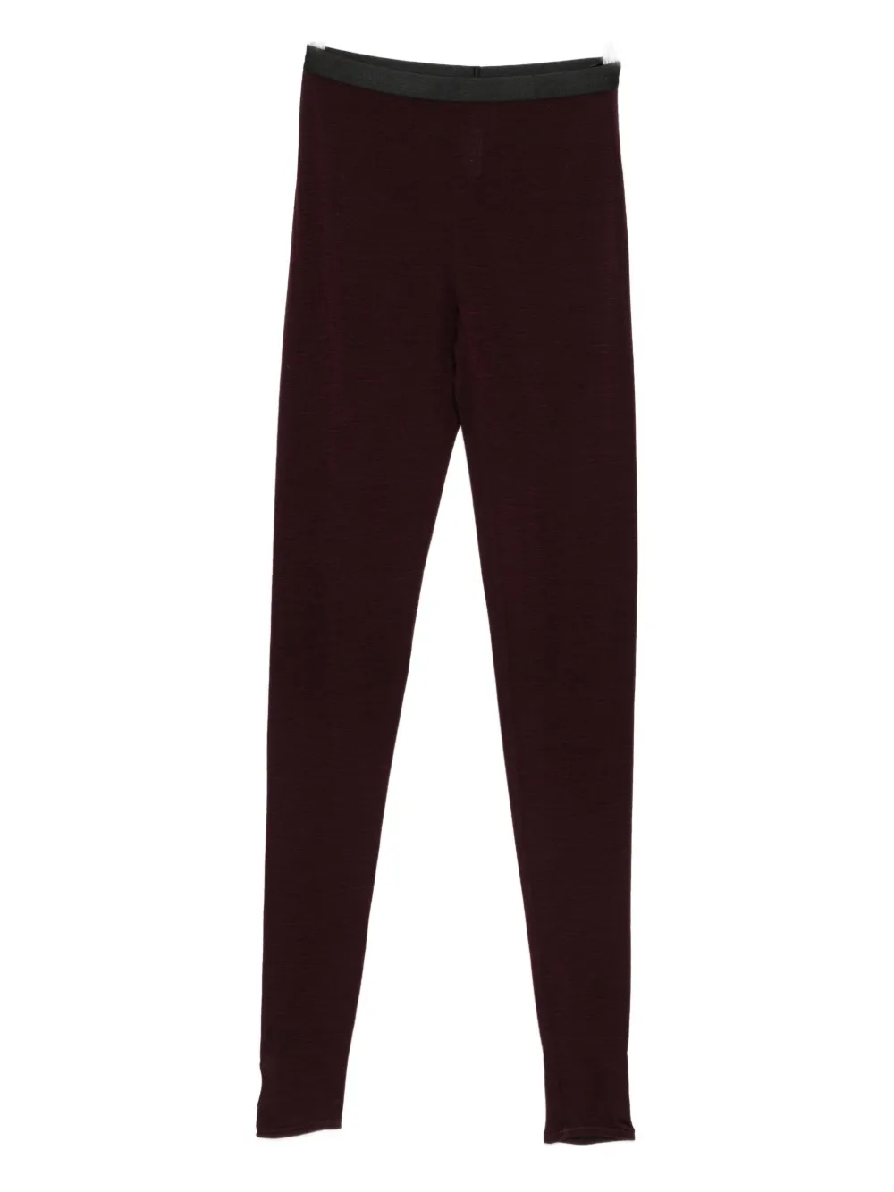 Forte Forte High-waisted Leggings In Purple