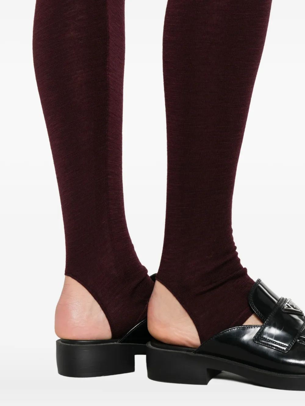Forte Forte High-waisted Leggings In Purple