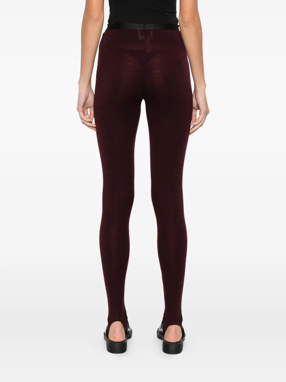 Forte High waist legging Paars