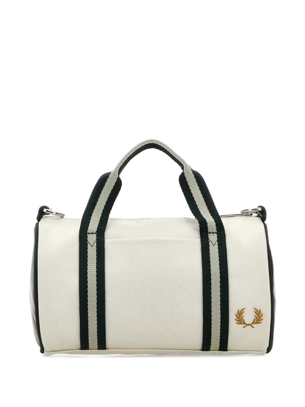Fred Perry Mini Cylindrical Tote Bag In White