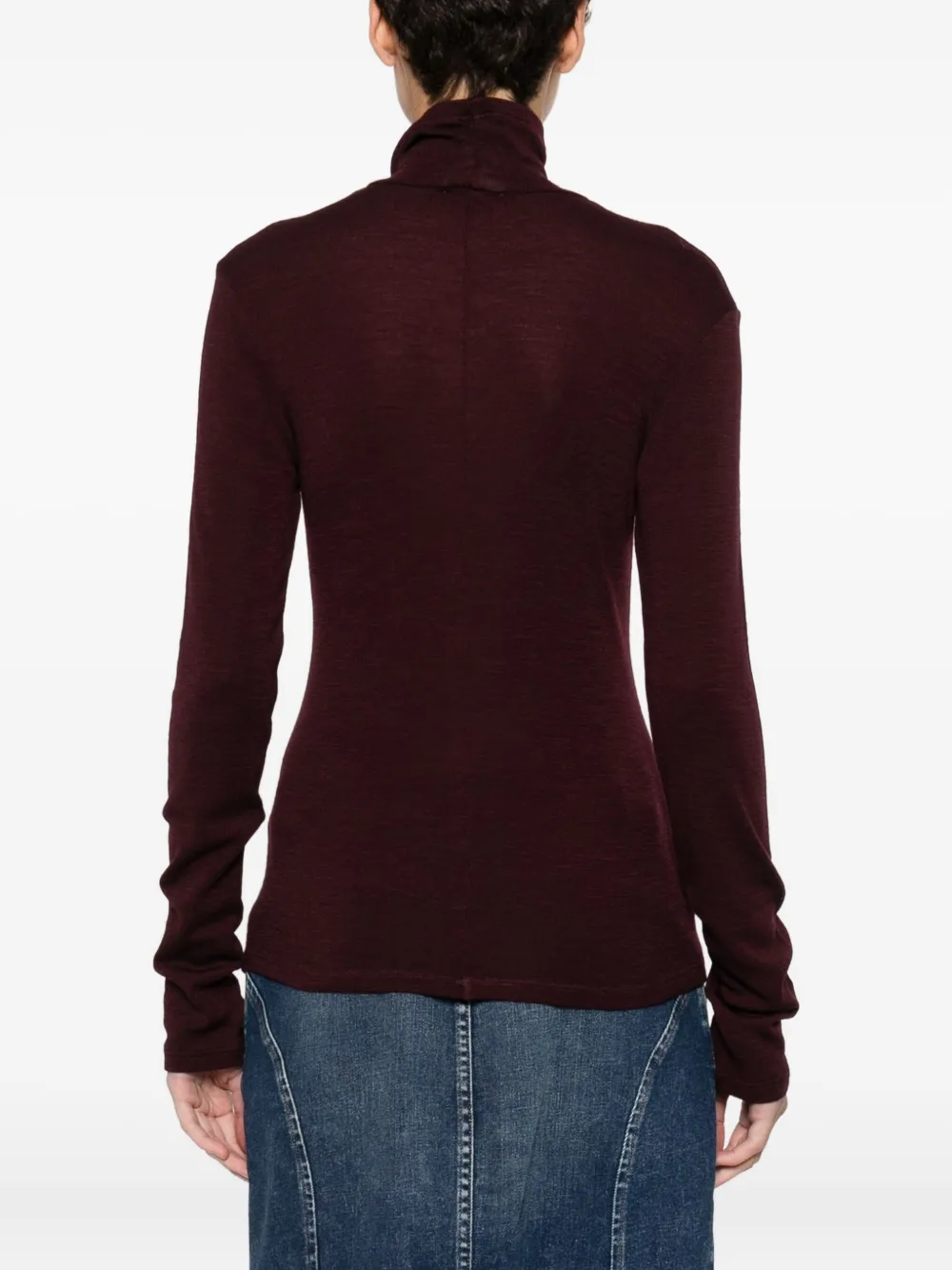 Forte Forte Turtleneck Sweater In Brown