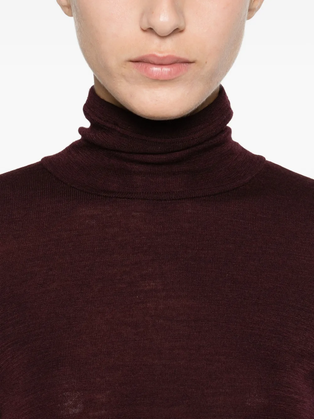 Forte Forte Turtleneck Sweater In Brown