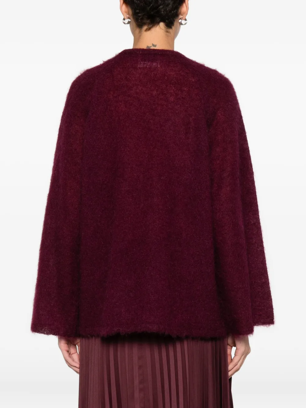 Forte Trui van mohairblend Rood