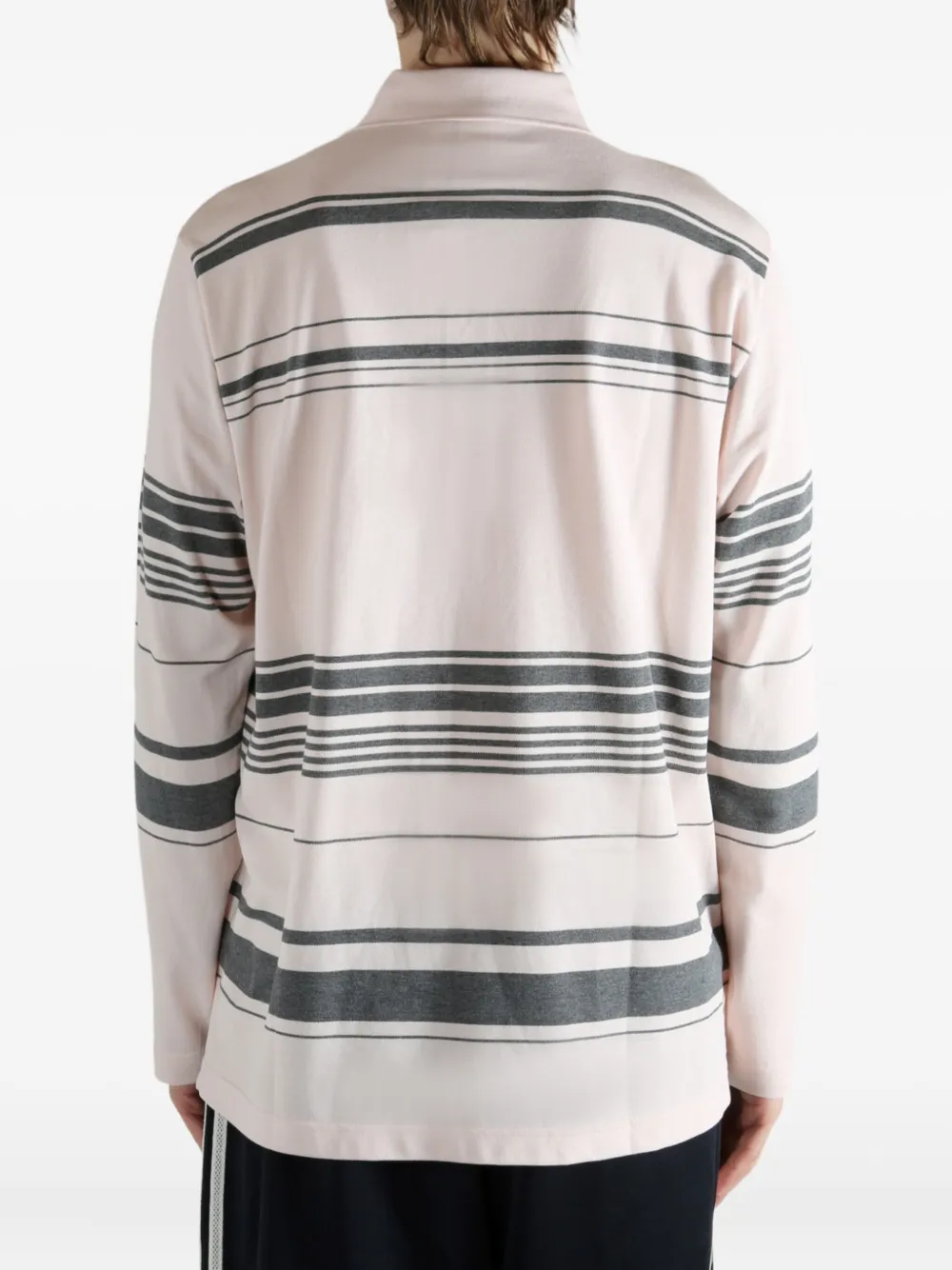 adidas Gestreept poloshirt Roze