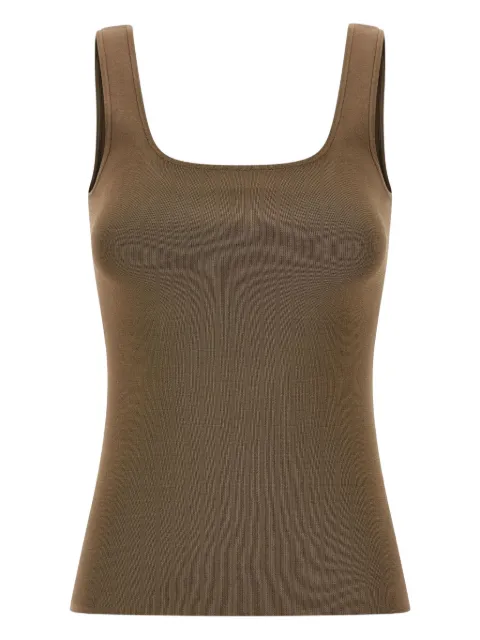 ENTIRE STUDIOS square-neck knit top