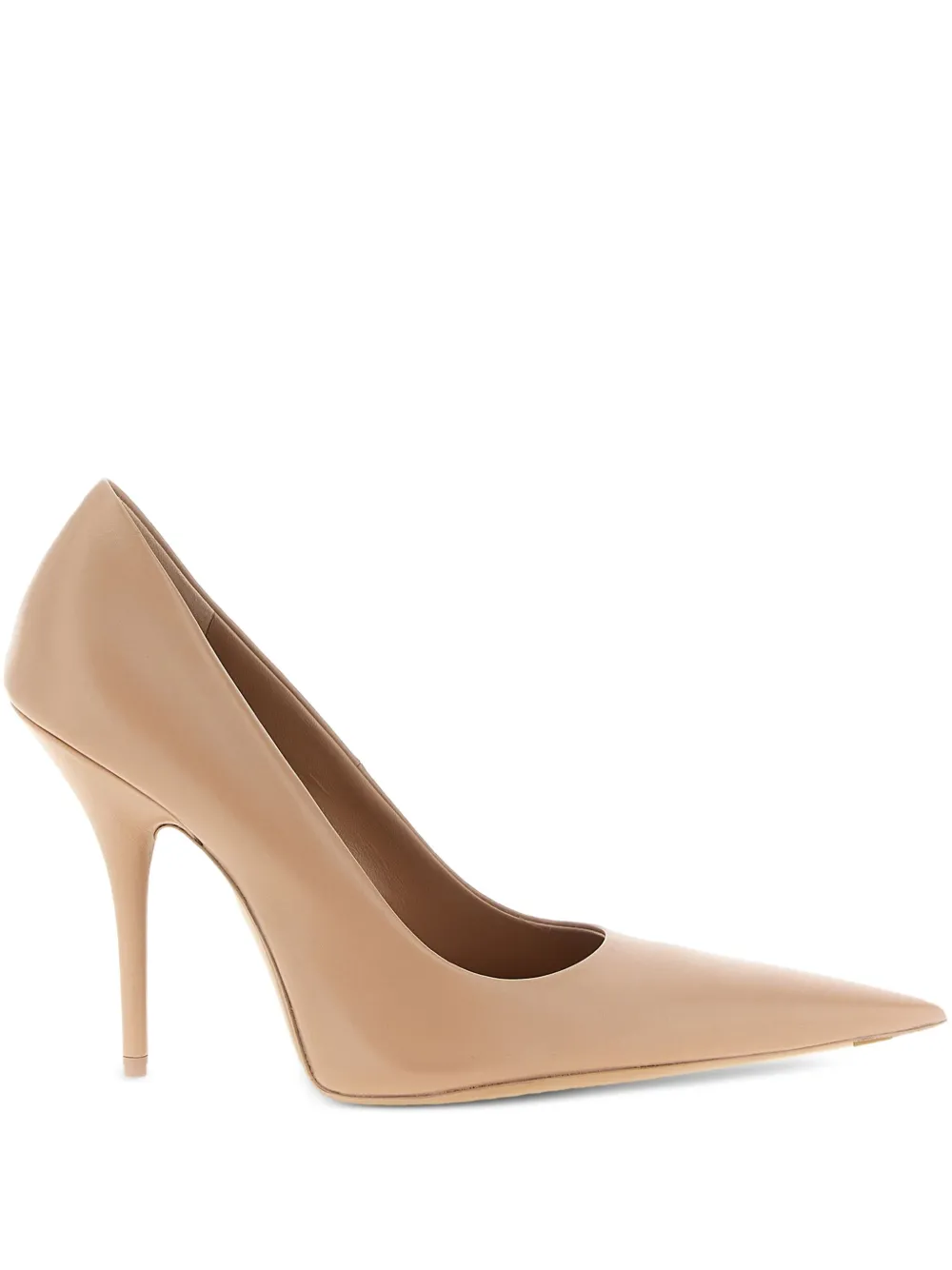 Balenciaga 110 m Avenue After pumps met verlengde neus Beige