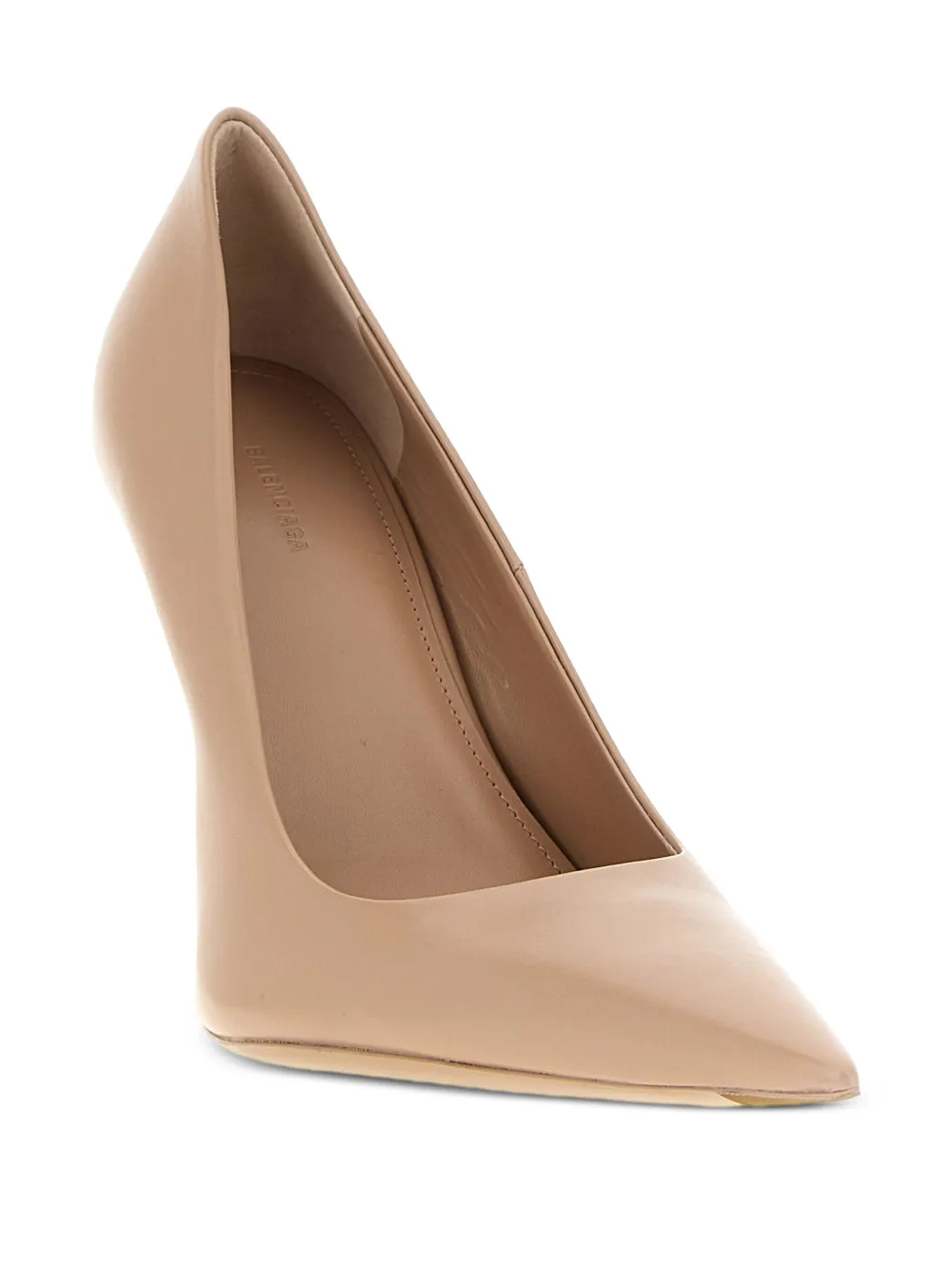 Balenciaga 110 m Avenue After pumps met verlengde neus Beige