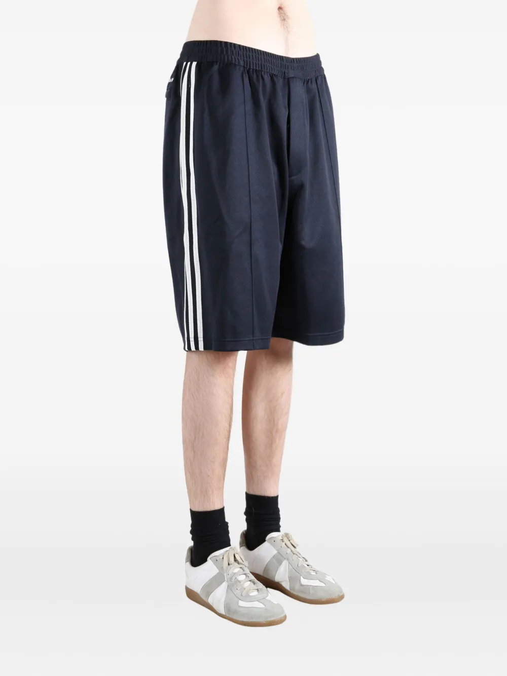 adidas Shorts met gestreept detail Zwart